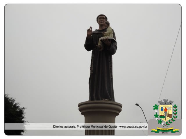 Notícia Quatá ganha nova estátua de Santo Antonio