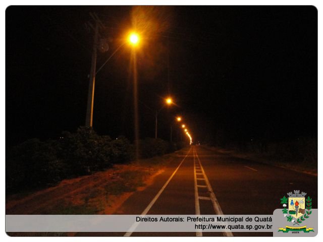 Notícia Iluminação até colégio agrícola é finalizada em Quatá