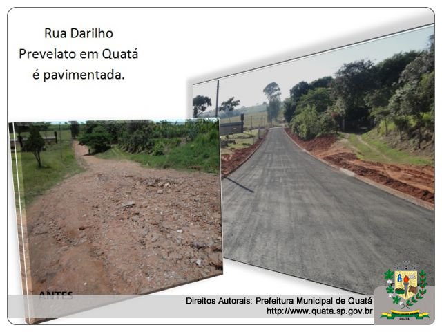 Notícia Rua Darilho Prevelato é asfaltada