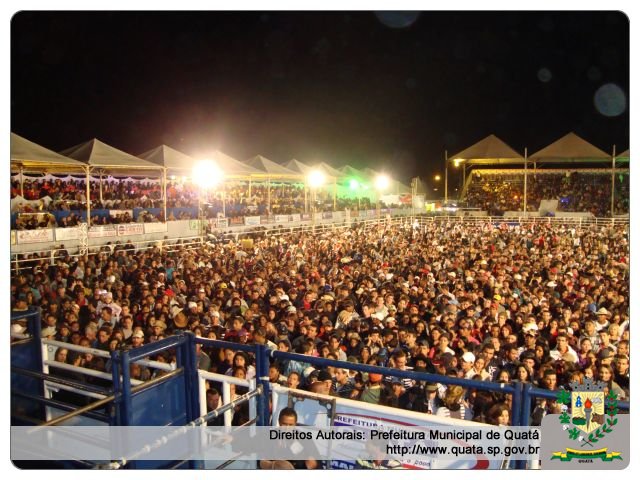 Notícia 6º Edição da Festa do Peão de Quatá teve público superior a 60 mil pessoas