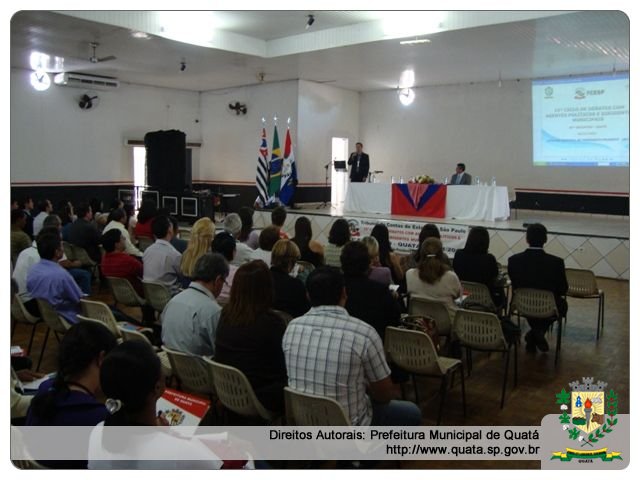 Notícia Ciclo de debates com agentes políticos e dirigentes municipais foi realizado em Quatá