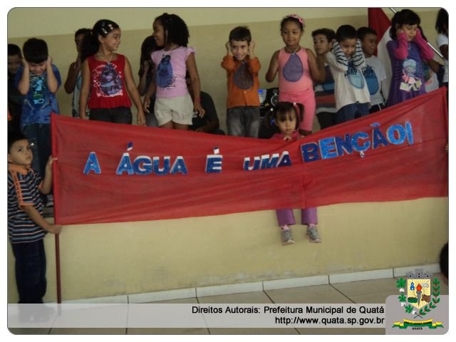 Notícia Alunos da Escola Gi comemoram o Dia Mundial da Água