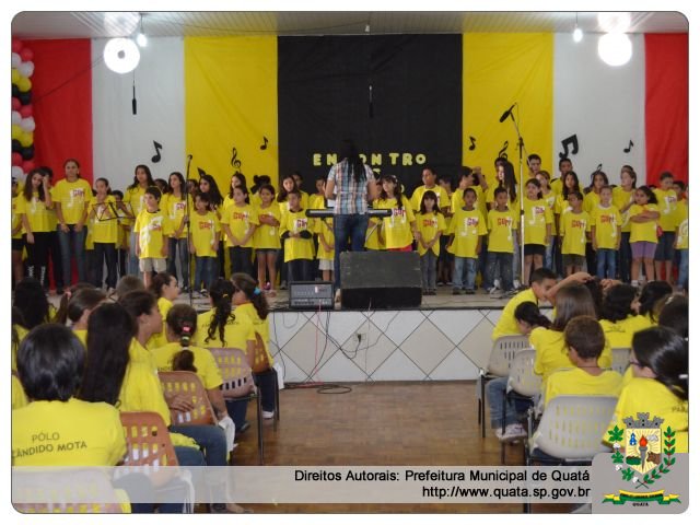 Notícia Projeto Guri realiza Encontro de Coro em Quatá