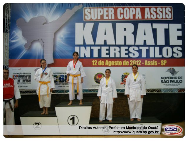 Notícia Atletas de Quatá conquistam medalhas em campeonato de Karatê 