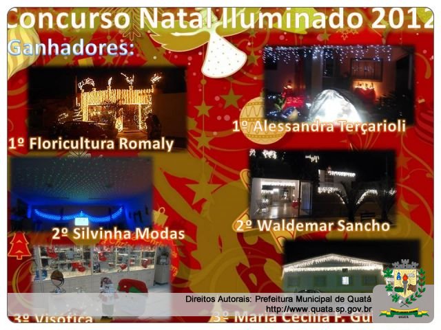 Notícia Ganhadores da Promoção Natal Iluminado