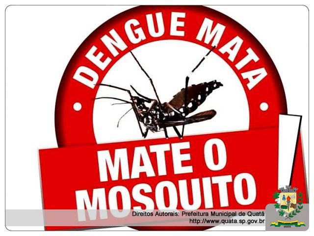 Notícia Diagnosticado primeiro caso de dengue em 2013 na cidade de Quatá. Alerta a população!