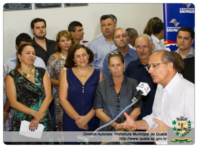 Notícia Alckmin confirma R$ 3 milhões para Turismo - Prefeita Lu reafirma pedido de estadualização da vicinal Quatá - Tupã