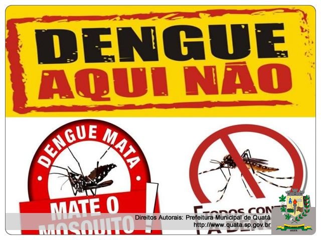 Notícia Alerta! Sobe para 5 os casos de Dengue em Quatá.