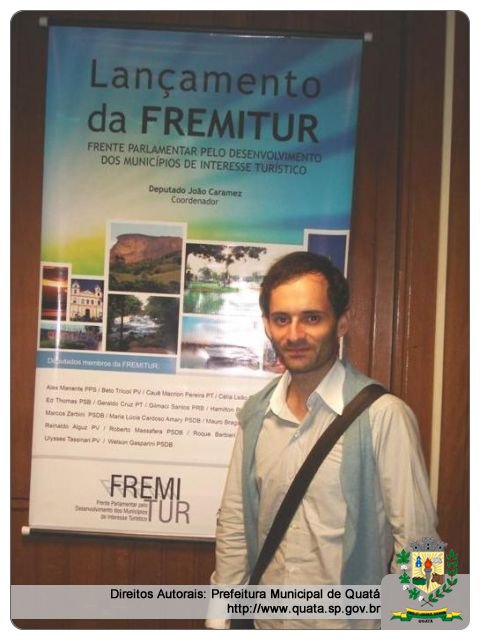 Notícia Secretário de Turismo participa do lançamento da FREMITUR - Frente Parlamentar pelo Desenvolvimento dos Municípios de Interesse Turístico