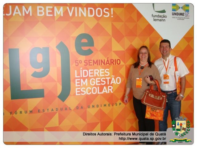 Notícia Secretária da Educação de Quatá participa do 5º Seminário Líderes em Gestão Escolar