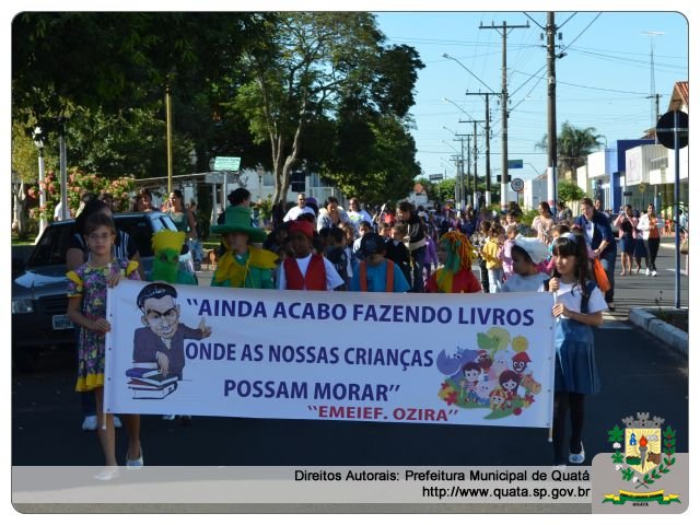 Notícia Dia Nacional do Livro Infantil é lembrado com linda passeata em Quatá