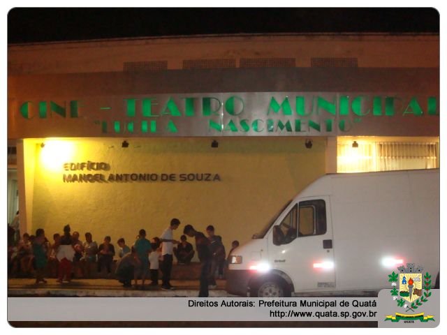 Notícia Músicos da Banda Municipal de Quatá assistem peça de teatro em Paraguaçu Paulista