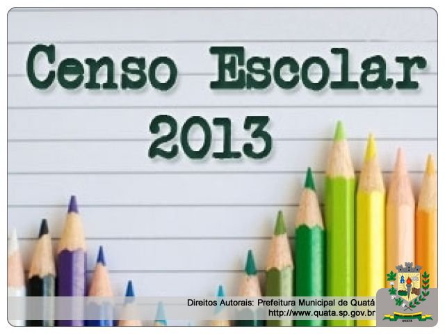 Notícia Quatá realiza com êxito o fechamento do Censo Escolar 2013