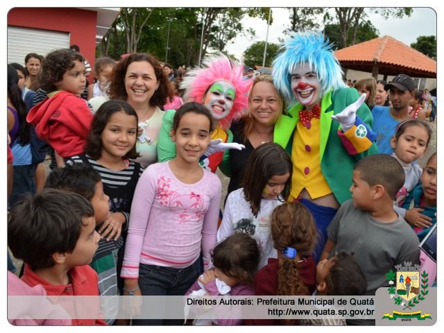 Notícia Palhaços Téco e Téca trouxeram alegria no Dia das Crianças!