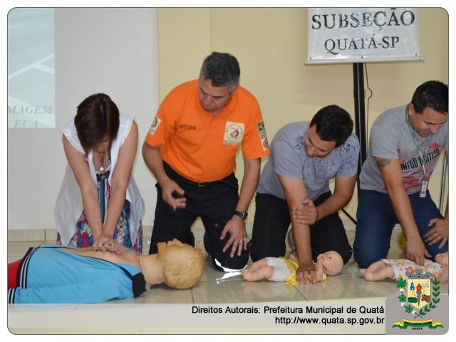 Notícia Profissionais da Saúde de Quatá participam de palestra e treinamento sobre Primeiros Socorros e Prevenção de Acidentes 