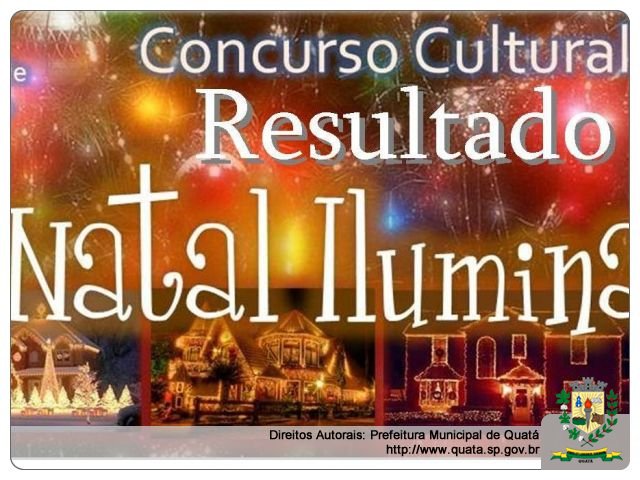 Notícia Secretaria de Cultura divulga ganhadores do Concurso Cultural Natal Iliminado