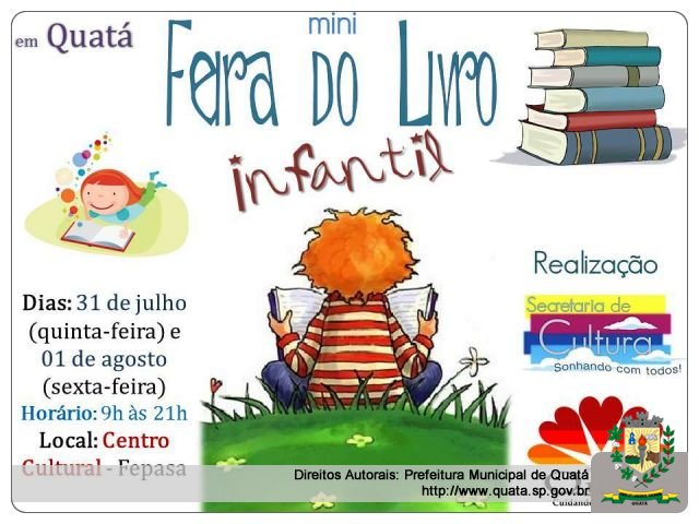 Notícia Mini Feira do livro Infantil