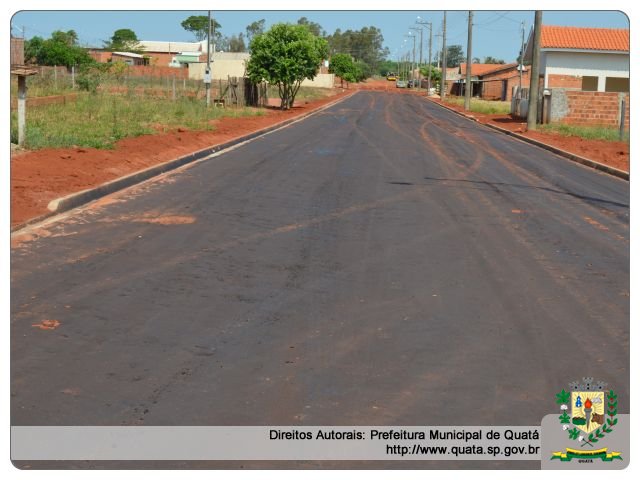 Notícia Novas Ruas! Asfalto avança no Bairro Jardim tropical