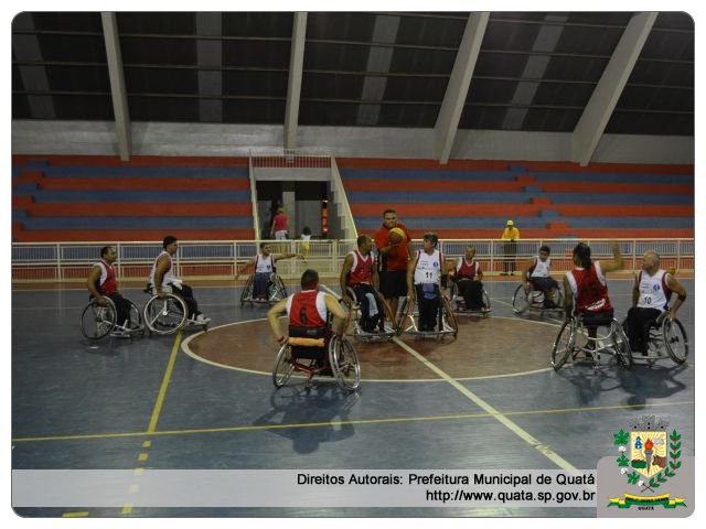 Notícia Quataenses acompanham grande exemplo de superação durante Jogos de Basquete sobre rodas
