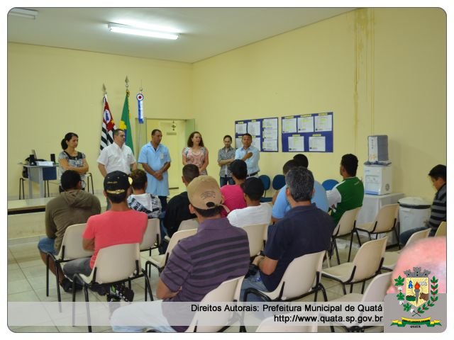 Notícia Aula inaugural do SENAI em Quatá