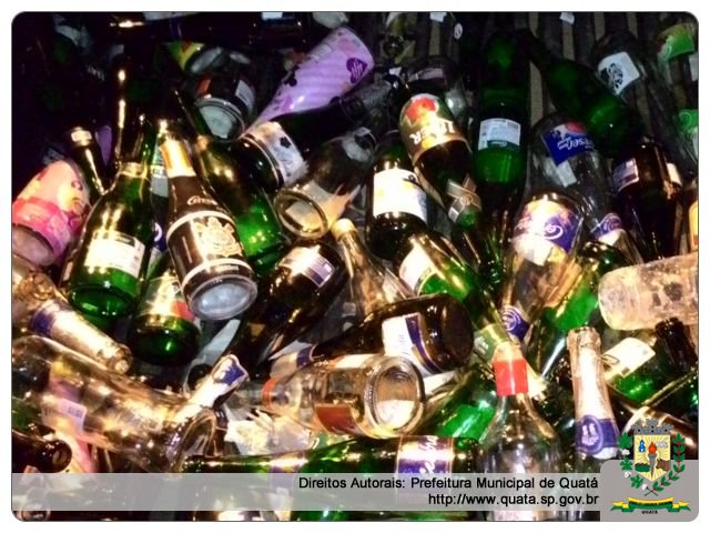Notícia Centenas de garrafas são recolhidas em campanha de virada de ano em Quatá