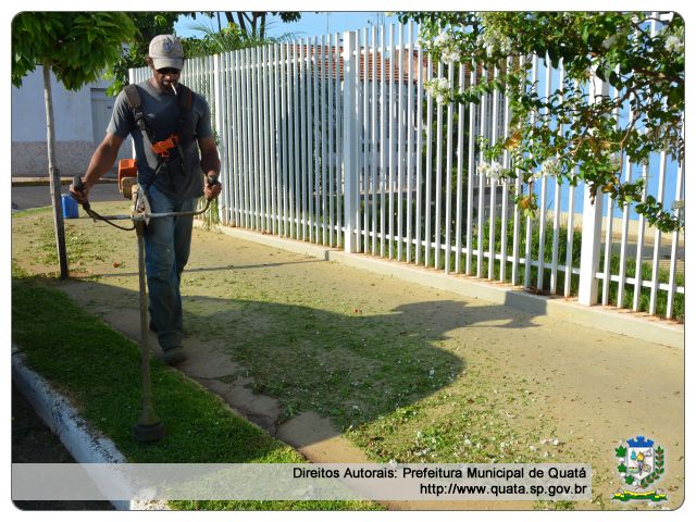 Notícia Administração Municipal de Quatá intensifica trabalho de limpeza, manutenção e preservação da cidade