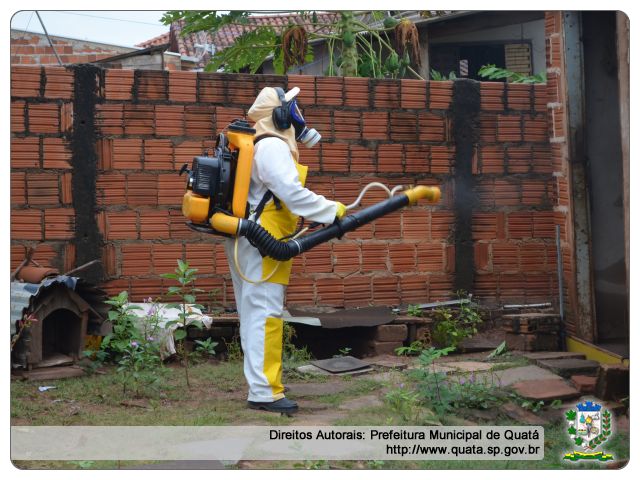 Notícia Alerta contra a Dengue: em Quatá Secretaria de Saúde nebuliza Bairros para combater o mosquito