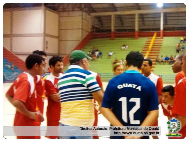 Notícia Quatá Classifica para a 3º fase na tabela da Copa TV Tem de Futsal
