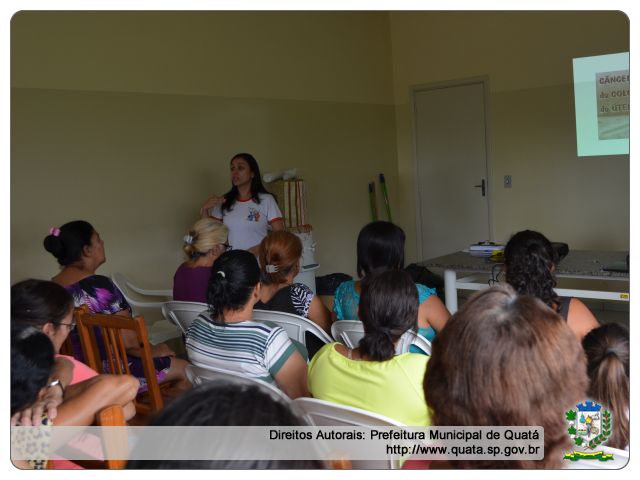 Notícia Palestra sobre Câncer de Colo de Útero e de Câncer de Mama marcaram a reunião com as Mulheres do Programa Renda Cidadã