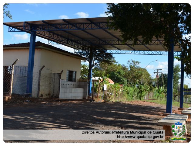 Notícia Prefeitura de Quatá constrói  Cobertura no Bebedouro e fachada da Quadra 