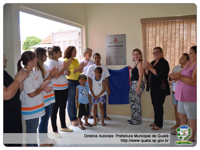 Notícia Inaugurada a Escola da Beleza de Quatá