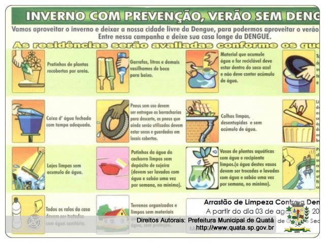 Notícia Participe do Arrastão contra a Dengue! A luta continua, vamos acabar com a Dengue.