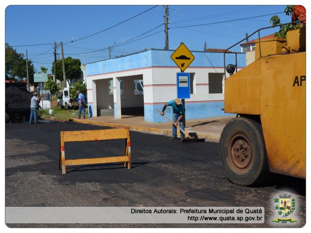 Notícia Tapa Buracos na saída para a Usina