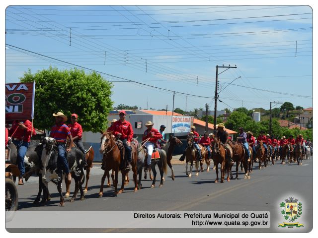 Notícia Centenas de pessoas participam da Cavalgada em Quatá