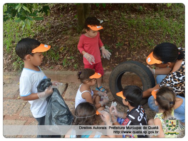 Notícia Alunos das Creches participam de mobilização contra o mosquito Aedes Aegypti