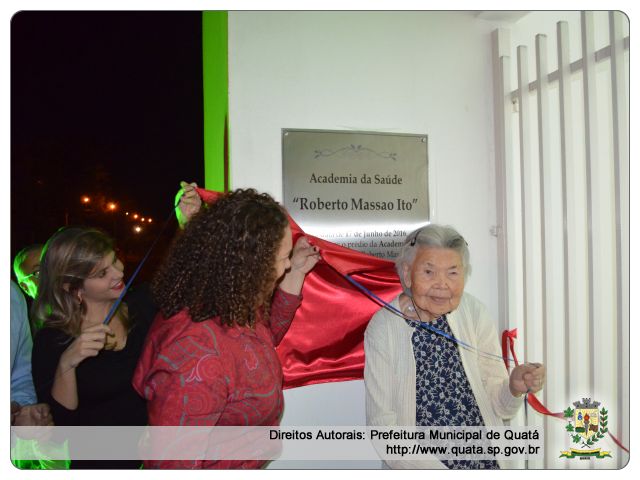 Notícia Nova conquista! Prefeitura inaugura Academia da Saúde