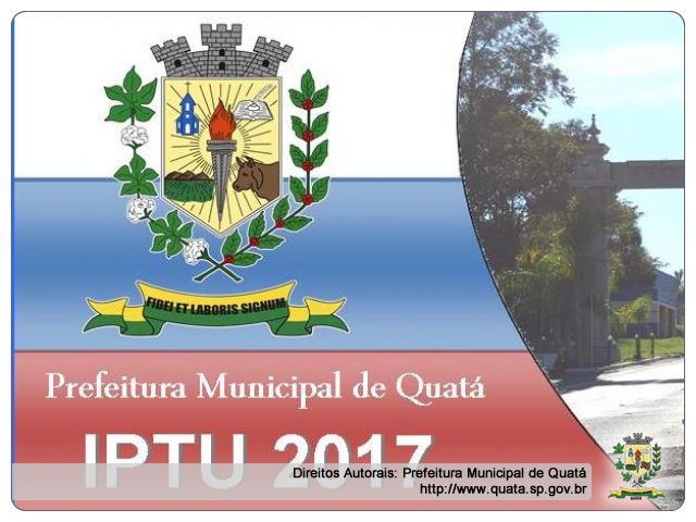 Notícia Carnê do IPTU está disponível na Prefeitura