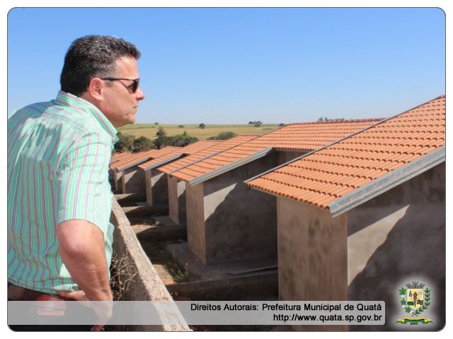 Notícia Prefeito Marcelo visita obra onde estão sendo construídas as casas da CDHU