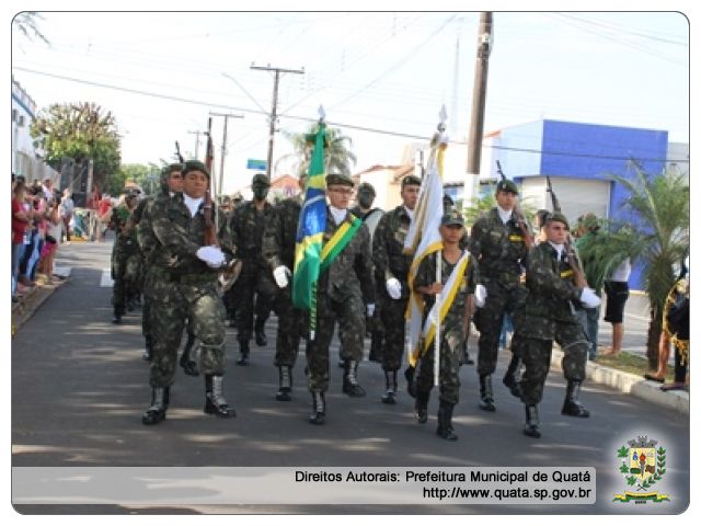 Notícia Desfile Cívico de 7 de Setembro  volta a ser realizado em Quatá