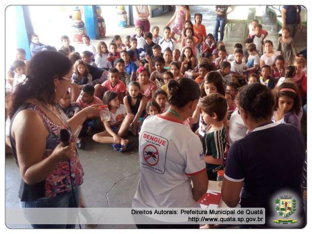 Notícia Dia D de combate a Dengue nas Escolas