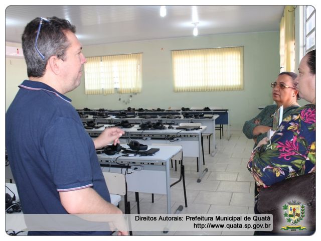 Notícia Secretária de Educação de Narandiba visita Polo da UNIVESP