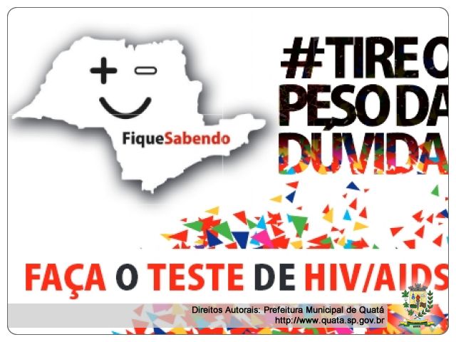 Notícia Campanha Fique Sabendo: Teste rápido de HIV e Sífilis