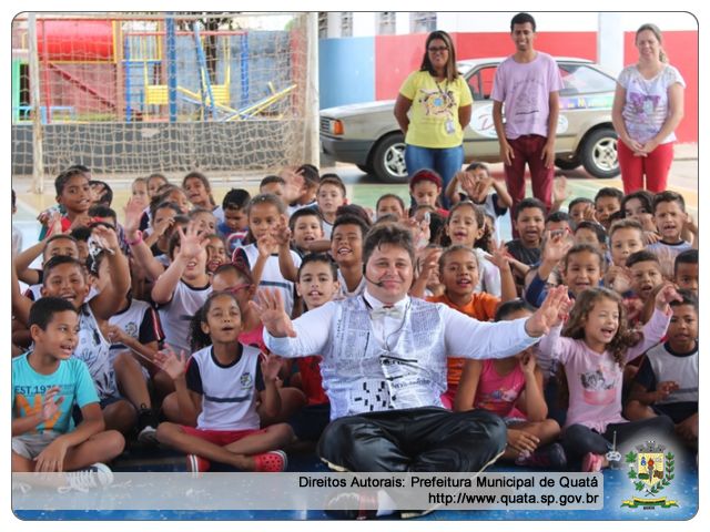 Notícia Mágico encanta os alunos das Escolas da Rede Municipal