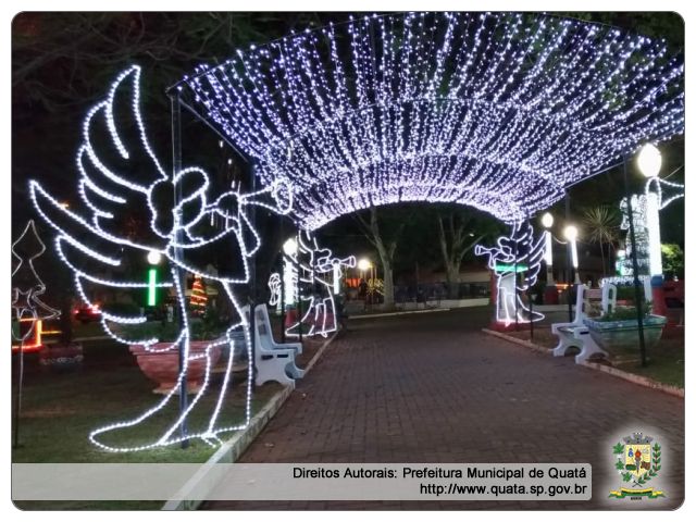 Notícia Quatá inaugura Praça Iluminada do Natal 2019
