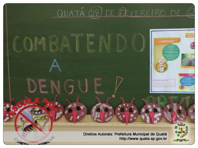 Notícia Escola GI contra a Dengue