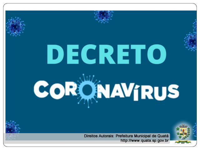 Notícia Decreto nº4.101 de 18 de Março de 2020 - Coronavírus