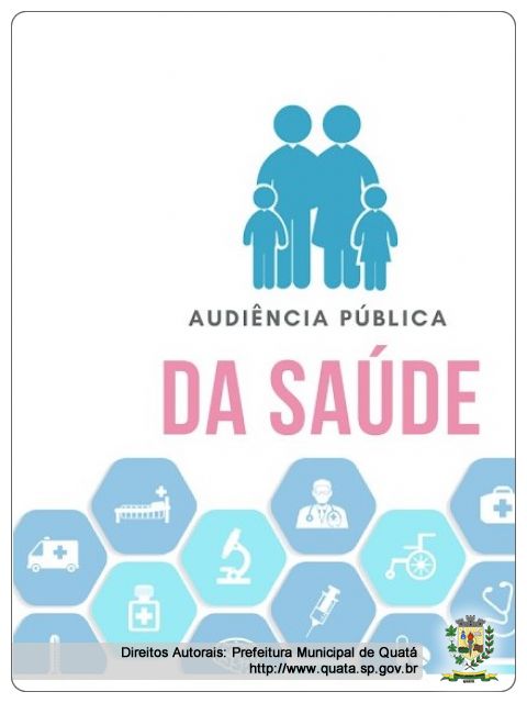 Notícia 28 de Maio: Audiência Pública da Saúde on line