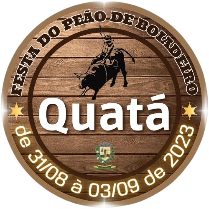 Vem ai a Festa do Peão de Boiadeiro de Quatá - 31/08 a 03/09/23 -  Prefeitura Municipal de Quatá