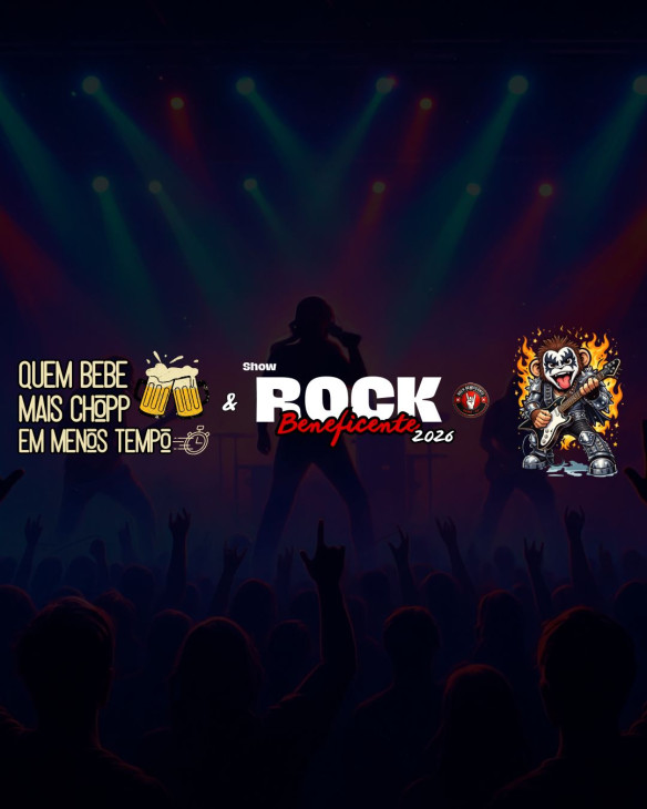 Dia 30/05. Inscrições das 17h às 18h, no dia e local do evento. 