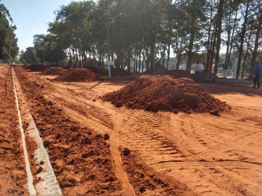 Foto 10: Obra de revitalização do Balneário entra na fase de pintura